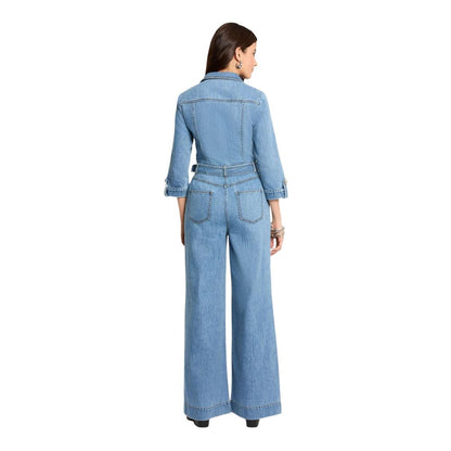 Morgan De Toi Women's Cotton One-Piece - Light Blue