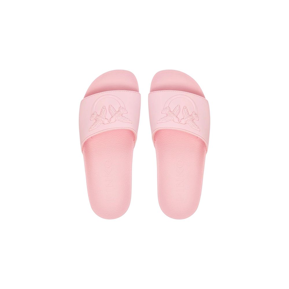 PINKO Women's PVC Slider Slippers - Multicolor