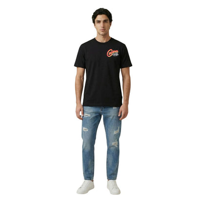 Replay Black Cotton T-Shirt