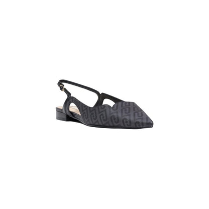 Liu Jo Women's Polyethylene & Polyurethane Low-Heel Platform Slingback Pumps Heels - Black Patterned