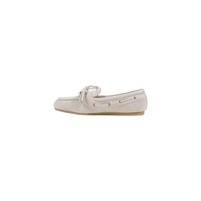Liu Jo Women's Suede Leather Platform Pumps Heels - White