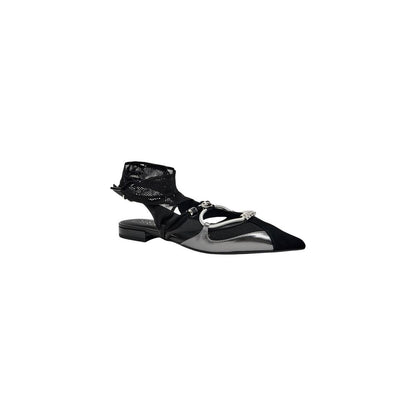 PINKO Women's Leather Ballet Sandals Flat Shoes - Black