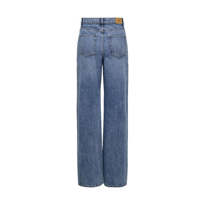 Only Blue Cotton Relaxed Fit Jeans