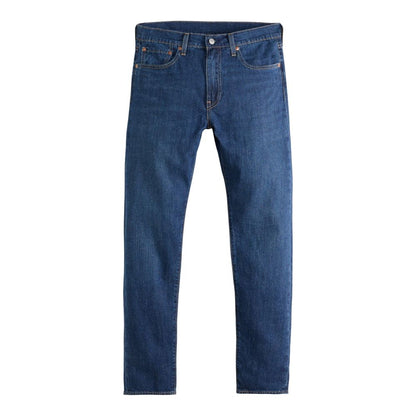 Jeans by Levi's for men in stretch denim cotton & linen blue & signature features a refined silhouette with a refined skinny & slim, defined by a and a refined long for a refined finish.