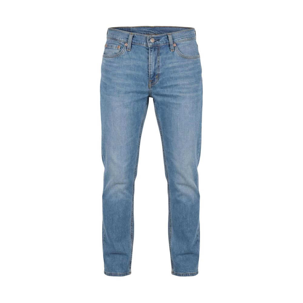 Jeans by Levi's for men in stretch denim cotton blue presents a tailored silhouette, showcasing a tailored skinny & slim and long cut with a refined for a truly tailored aesthetic.