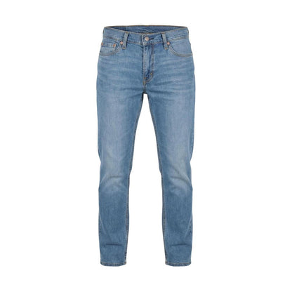 Jeans by Levi's for men in stretch denim cotton blue presents a tailored silhouette, showcasing a tailored skinny & slim and long cut with a refined for a truly tailored aesthetic.