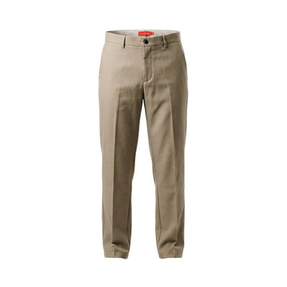Gianni Lupo Men's Skinny Slim Stretch Polyester & Viscose Trousers - Beige Natural Signature