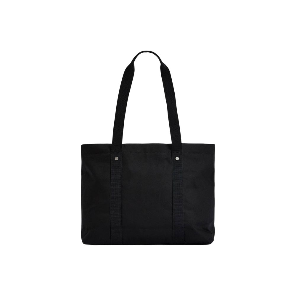 Large Shopper Tote Handbag by Barbour for women in cotton black & natural presents a ornamental silhouette, showcasing a secure , ample , and versatile handle for a ornamental finish.