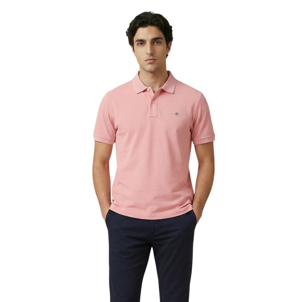 Polo Shirt by Gant for men in stretch cotton multicolor & signature presents a crisp silhouette, artfully detailed with a crisp and crisp .