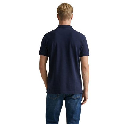 Gant Men's Stretch Cotton Polo Shirt - Blue Signature