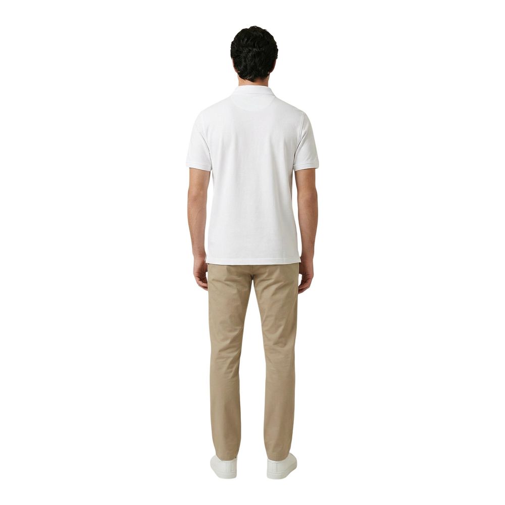Gant Men's Stretch Cotton Polo Shirt - White Signature