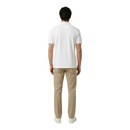 Gant Men's Stretch Cotton Polo Shirt - White Signature