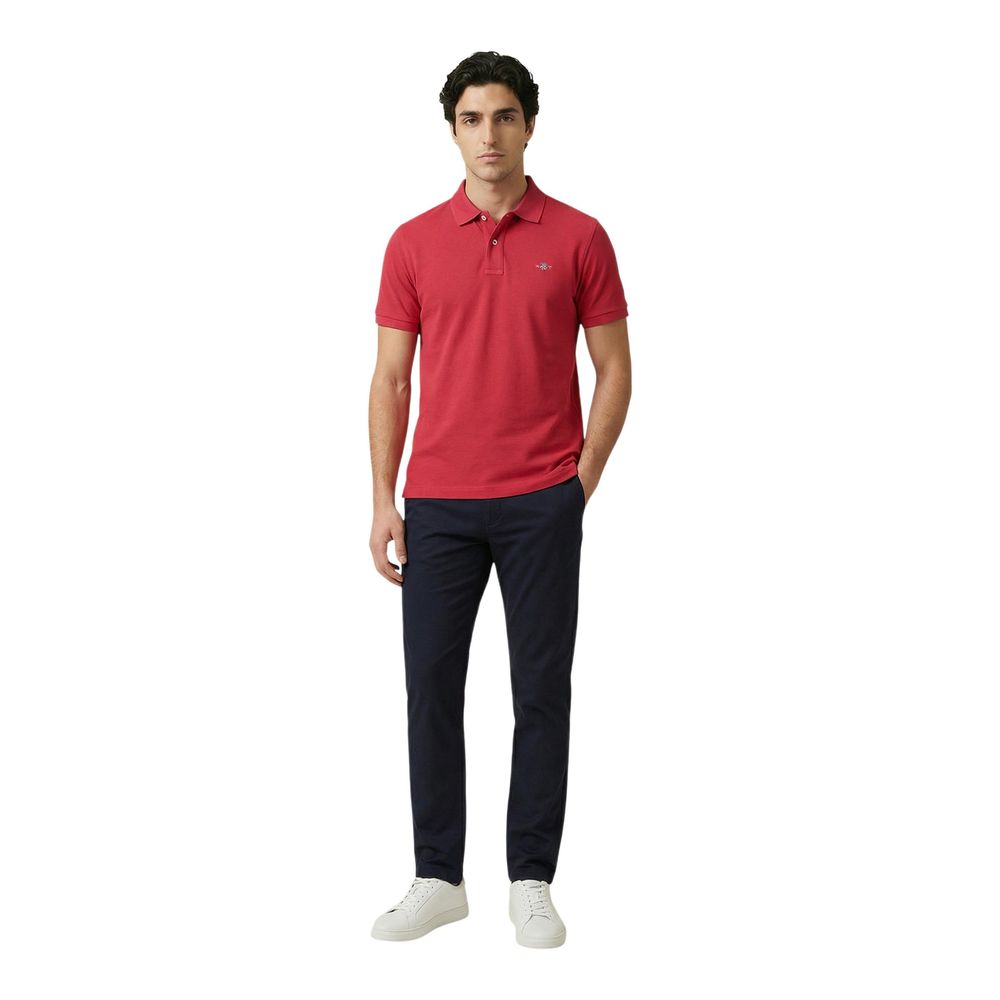 Gant Men's Stretch Cotton Polo Shirt - Red Signature