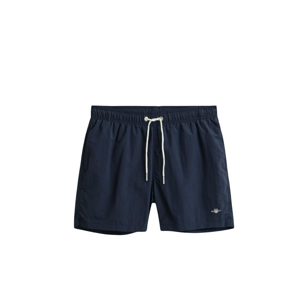 Swim Shorts by Gant for men in polyamide & mesh blue features a magnificent design, channeling the luxury vibe of Men's Polyamide & Mesh Swim Shorts.