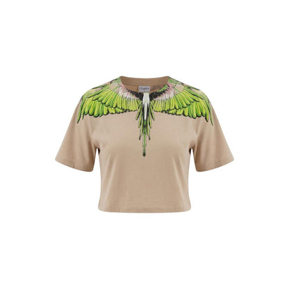 County of Milan Beige Cotton T-Shirt