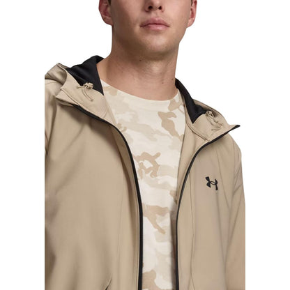 Under Armour Beige Polyester Hoodie