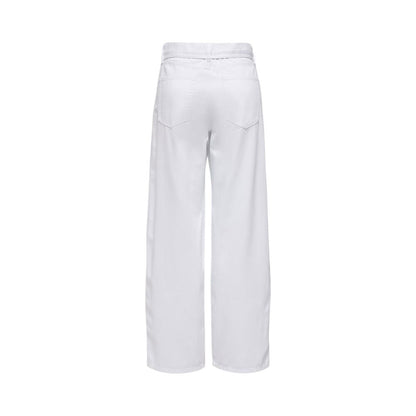 Only White Cotton Mom Jeans