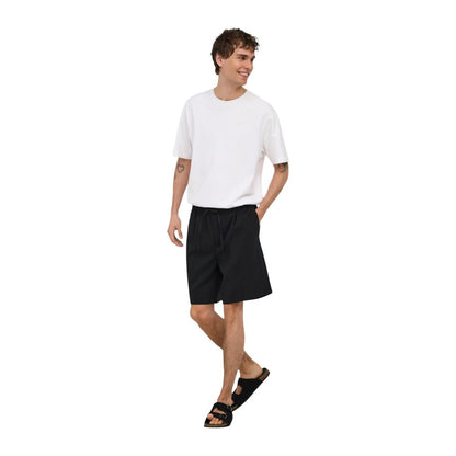 Only & Sons Black Recycled Polyester Bermuda Shorts