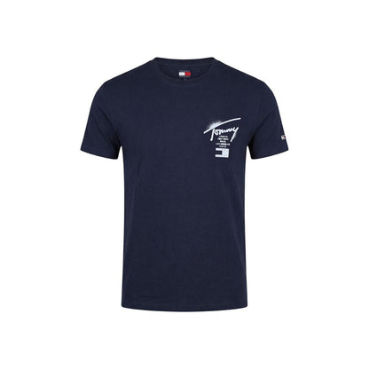 Tommy Hilfiger Jeans Blue Recycled Cotton T-Shirt