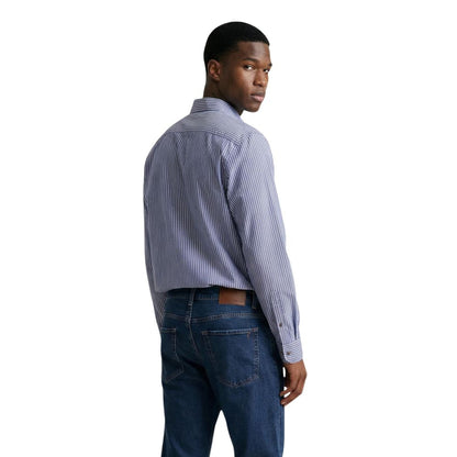 Armani Exchange Bicolor Cotton Dress Shirt