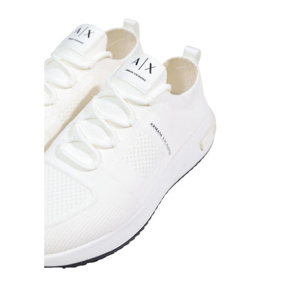 Armani Exchange Men's Athletic Polyester Sneakers - White