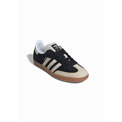 Adidas Originals Black Leather Low Top Sneakers