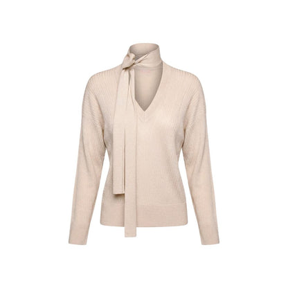 Liu Jo Gold Viscose Sweatshirt