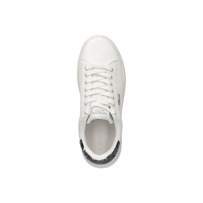 Guess Silver Leather Sneakers