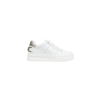 Guess White Polyethylene Platform Sneakers