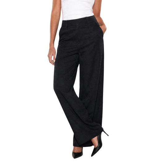 Palazzo Pants by Guess for women in viscose black & patterned features a refined silhouette with a refined wide, defined by a high rise and a refined long for a refined finish.