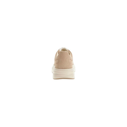 Guess Beige Suede Leather Low Top Sneakers
