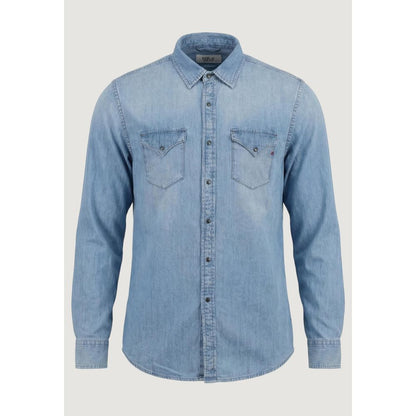 Replay Light Blue Denim Shirt