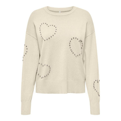 Only Cream Viscose Sweatshirt