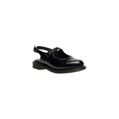 Dr. Martens Black Leather Flat Sandals
