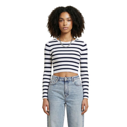 Only Blue Viscose Sweatshirt