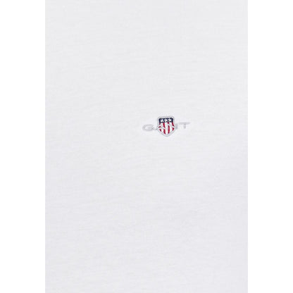 Gant White Cotton T-Shirt