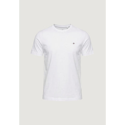Gant White Cotton T-Shirt