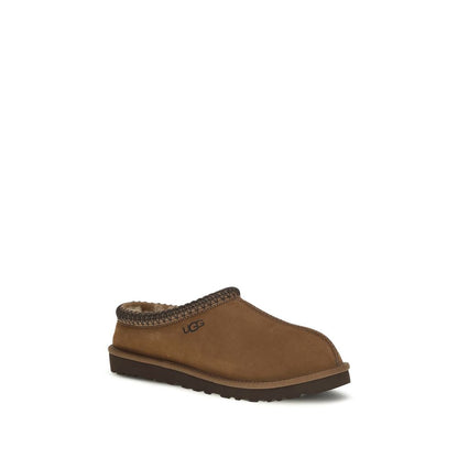 UGG Brown Nubuc Leather Clogs