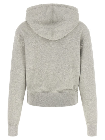 Ami Paris Gray Cotton Sweatshirt