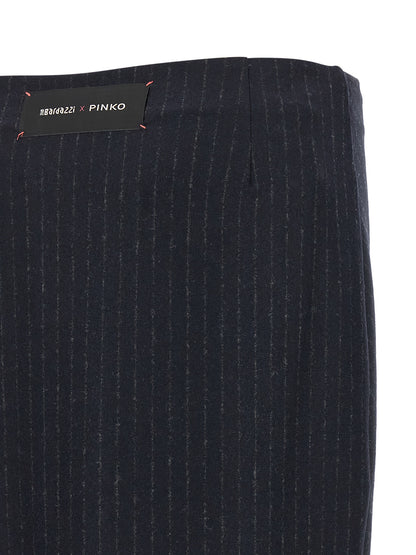 PINKO Blue Polyester Mini Skirt