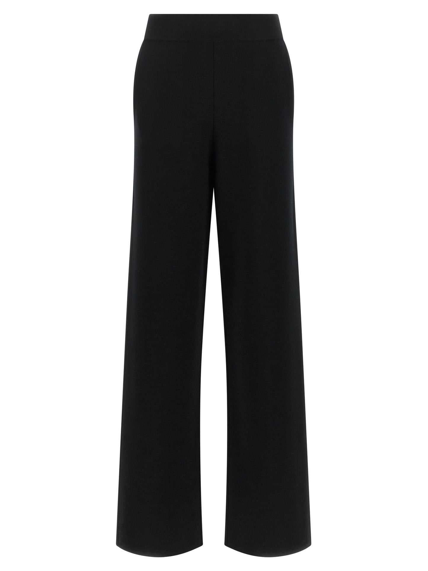 Max Mara Black Wool Casual Pants