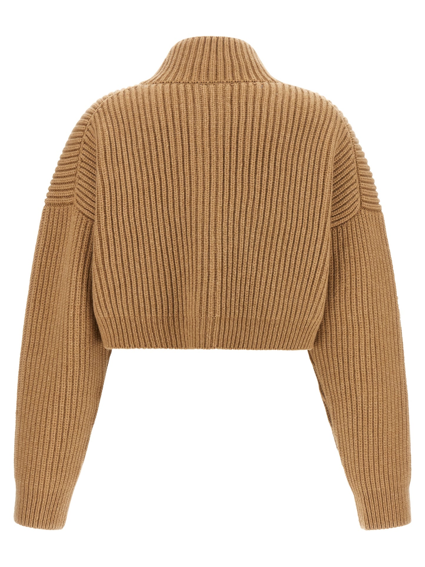Khaite Beige Cashmere Cardigan