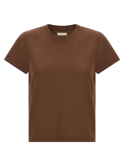 Khaite Brown Cotton T-Shirt