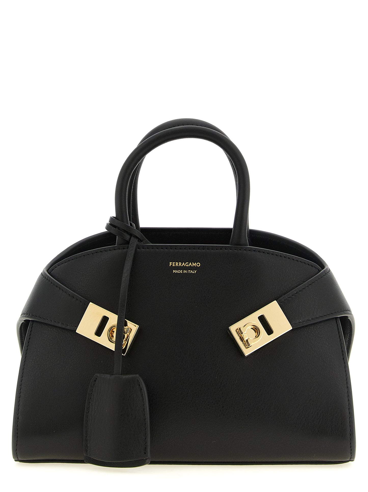 Ferragamo Black Calfskin Handbag