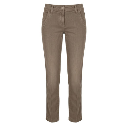 Jacob Cohen Brown Cotton Women Pants