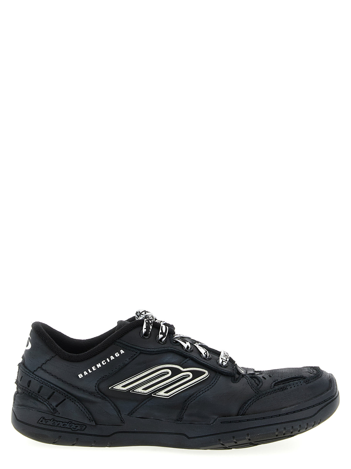 Athletic Sneakers Balenciaga men polyester & cowhide leather black & patterned featuring a avant-garde Icon Men's Athletic Polyester & Cowhide Leather Sneakers design with a avant-garde athletic style for a refined finish.