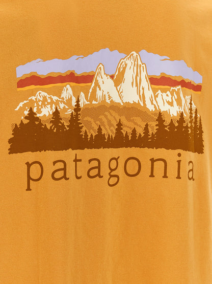 PATAGONIA Orange Cotton T-Shirt