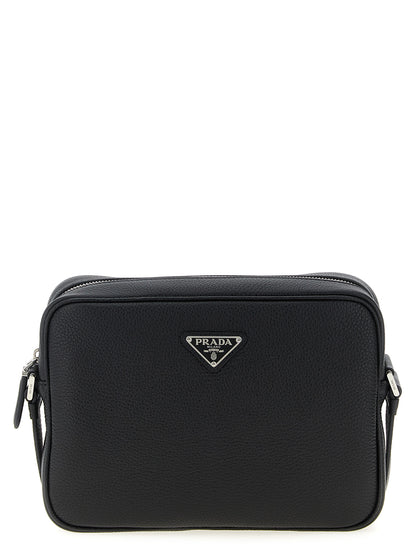 Prada Black Calfskin Crossbody Bag