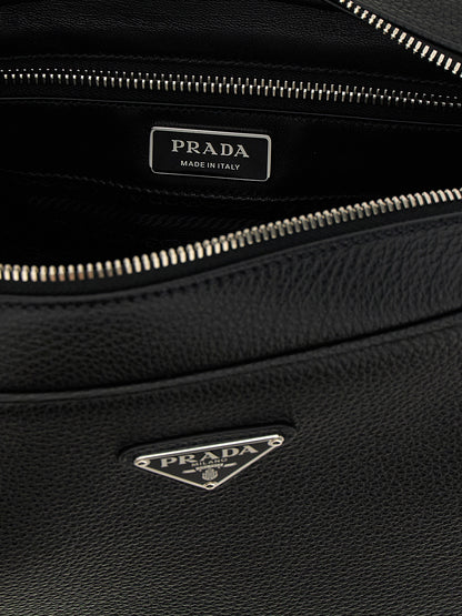 Prada Black Calfskin Crossbody Bag