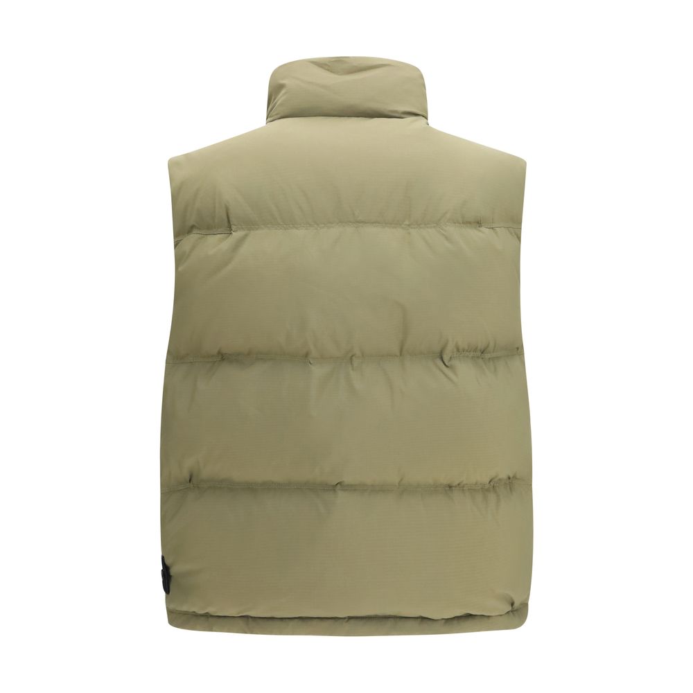 Stone Island Cordura Men's Lightweight Duck Down Padded Cotton Nylon & Vest - Bicolour